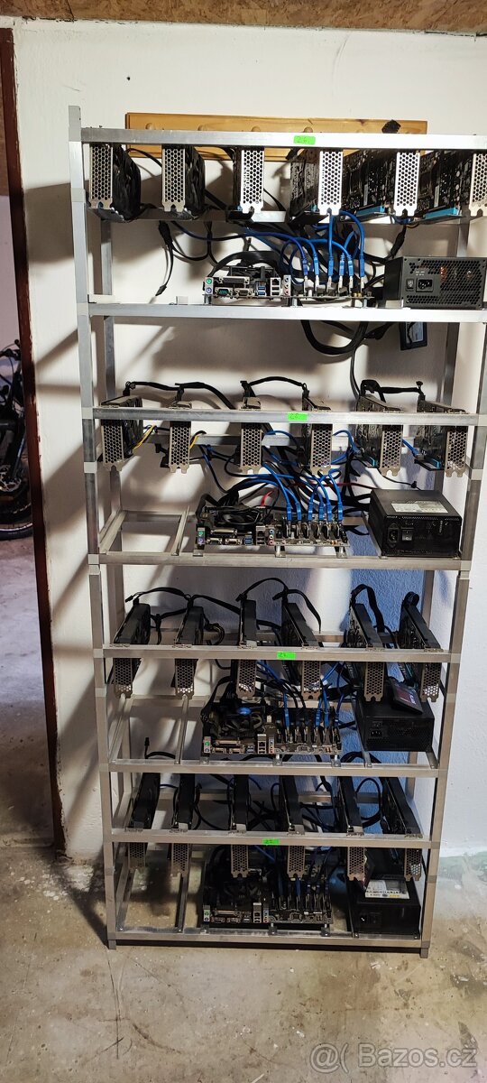 Mining rig s 6× NVIDIA P106