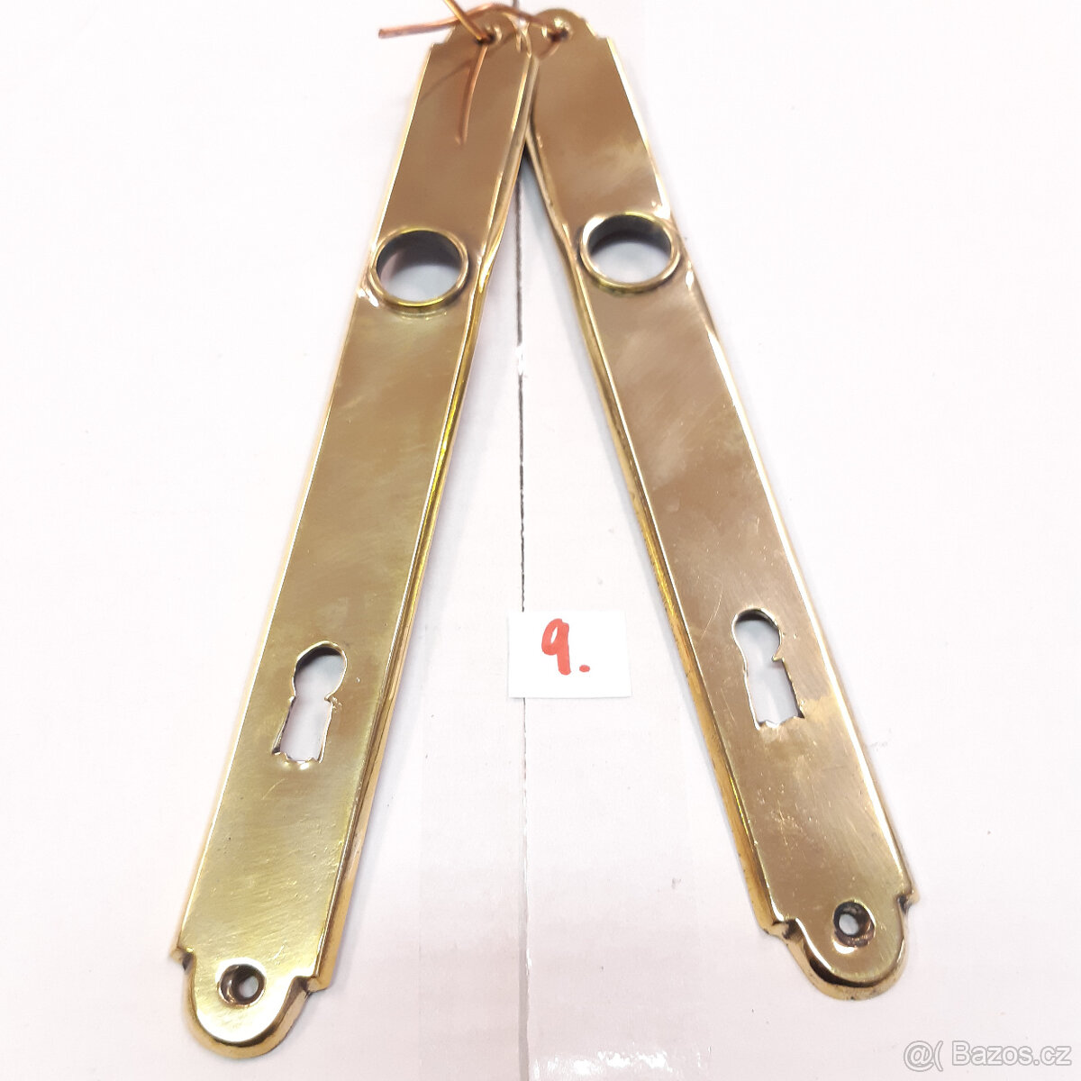 Mosazné štítky na dveře-č.9