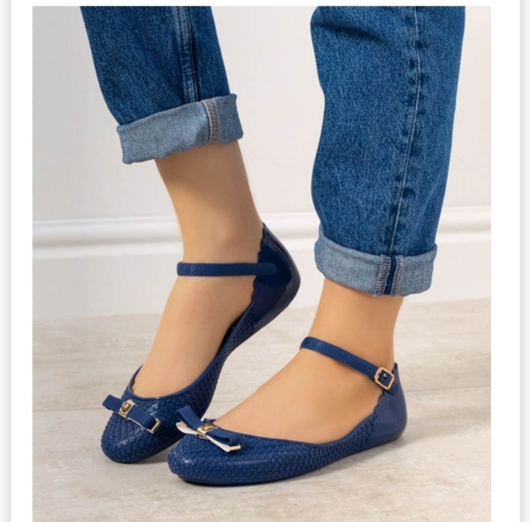 Modré balerínky, velikost 38