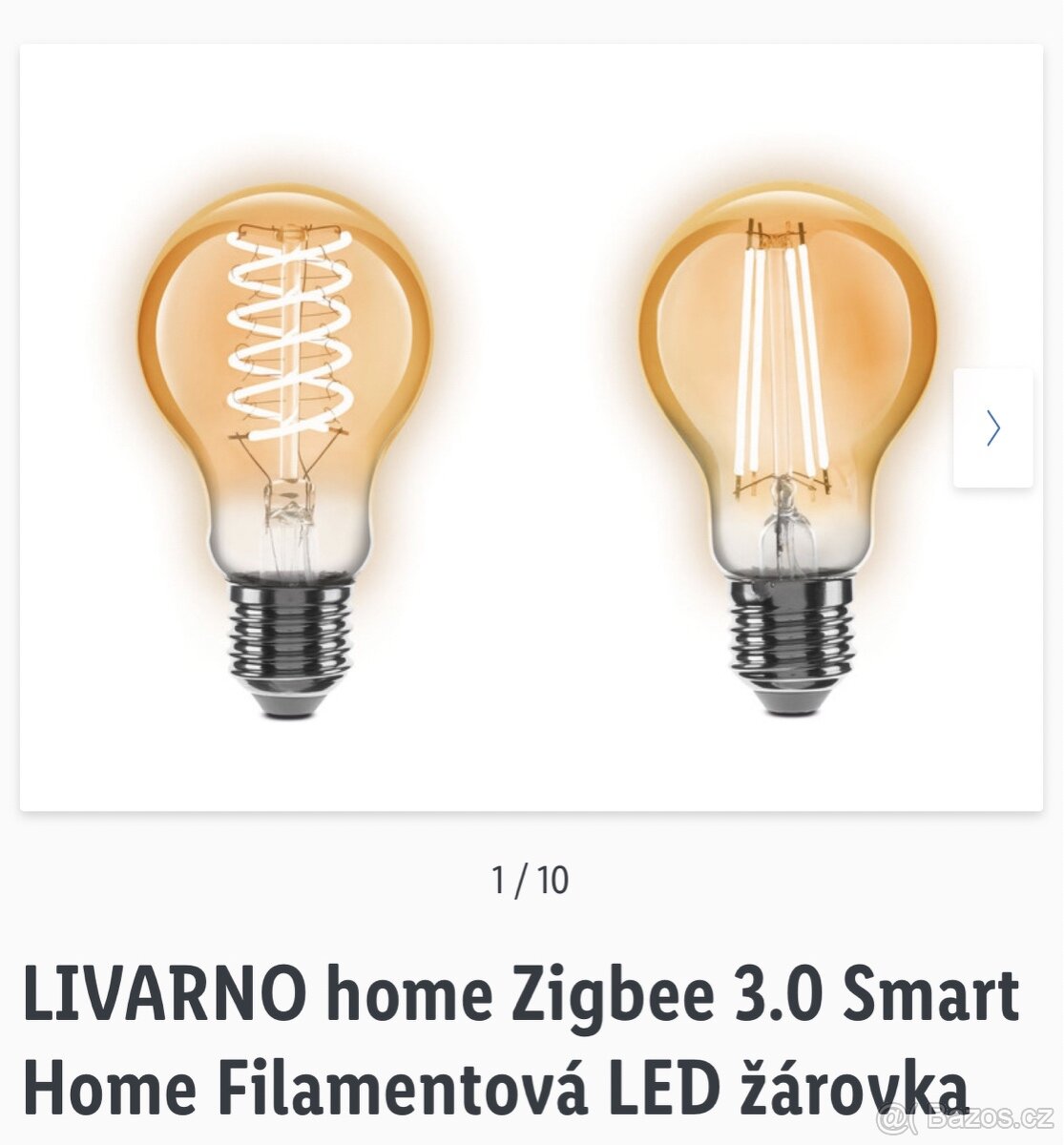LIVARNO home Zigbee 3.0 Smart Home Filamentová LED žárovka