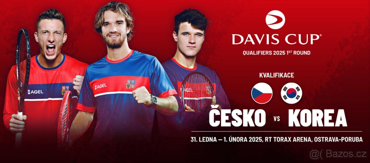 Davis Cup 01.02.2025 Praha 1 Bazoš.cz