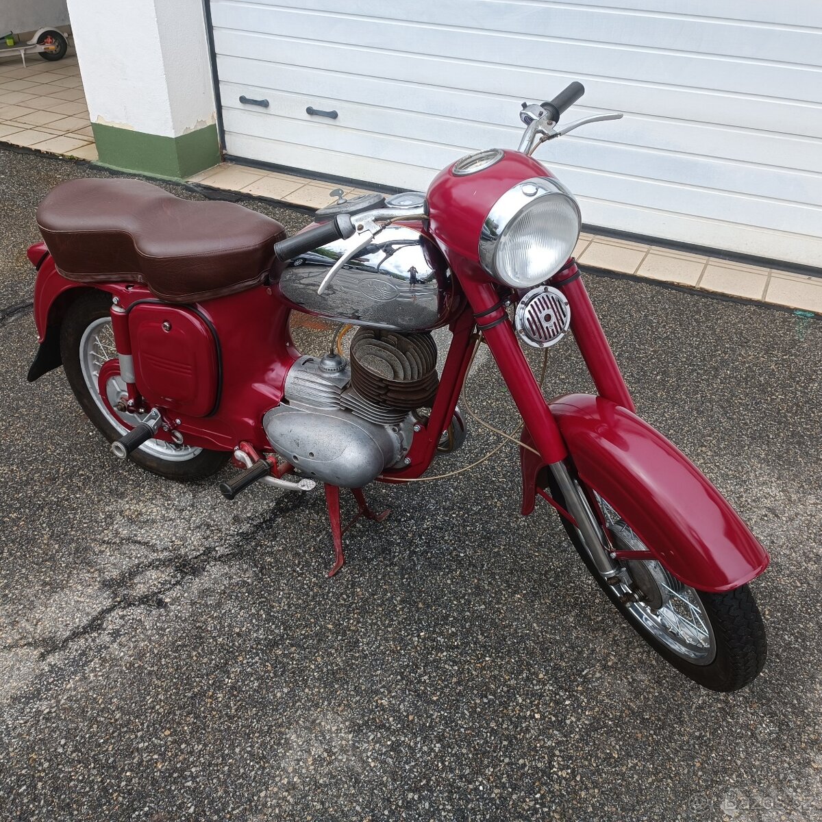 Jawa 125/355 rok 1958 s Německým TP