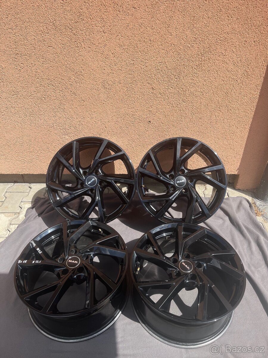Alu disky na audi, R18, 5x112,ET26, šířka 8J