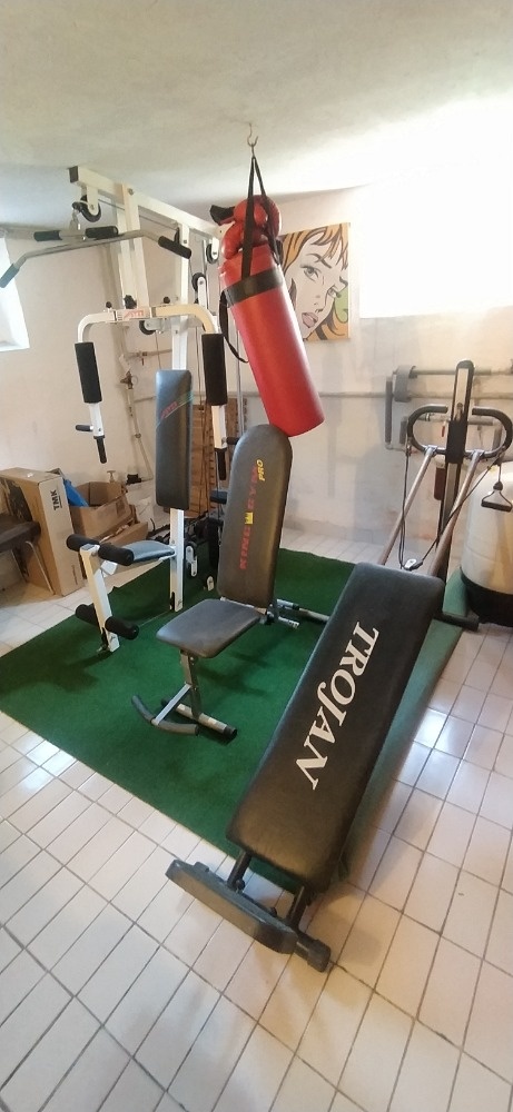 Domácí posilovna – 3 stroje + boxovací pytel