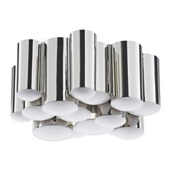 Stropní nerezový lustr/osvětlení ikea bublinky
