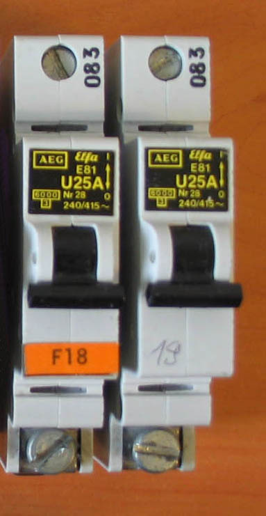 Jističe 25 A
