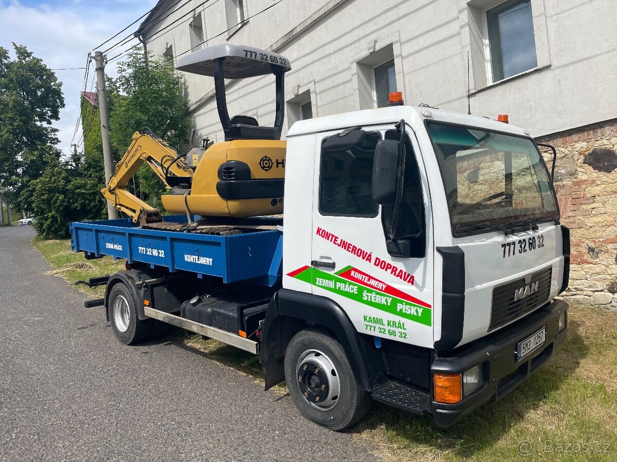 Man L2000 10.163 LC hakovy nosic kontejneru