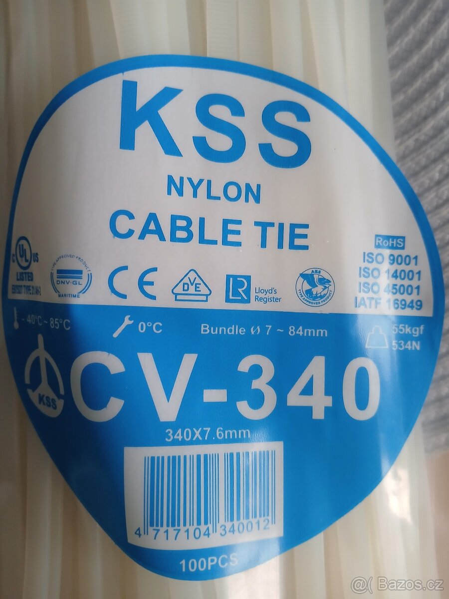 Stahovací pásky CV 340