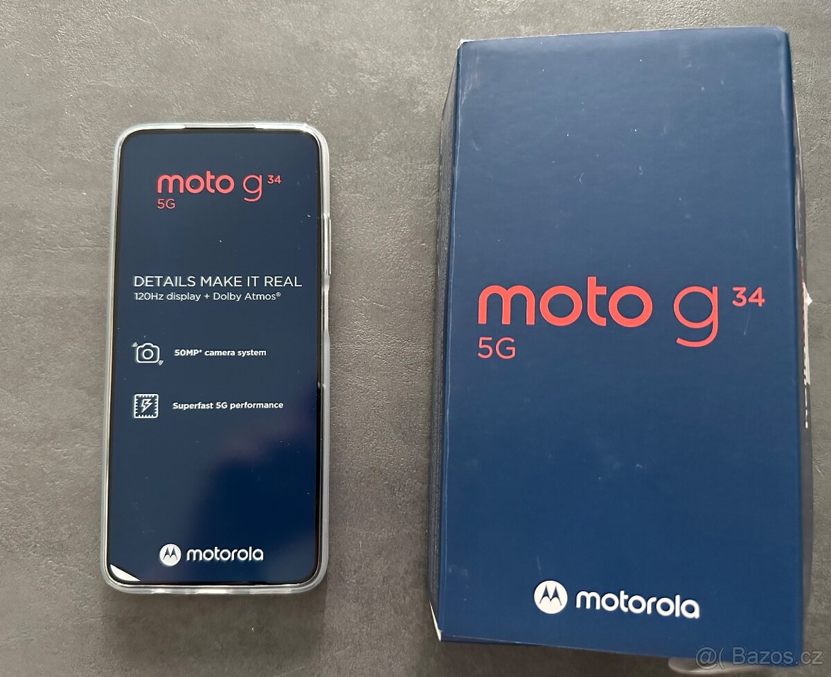 Motorola Moto G34 5G 128GB, černá