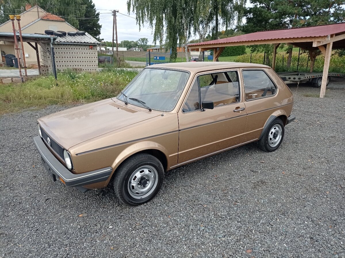Golf mk1 1981 zanovní kus, 1 maj. 31tkm