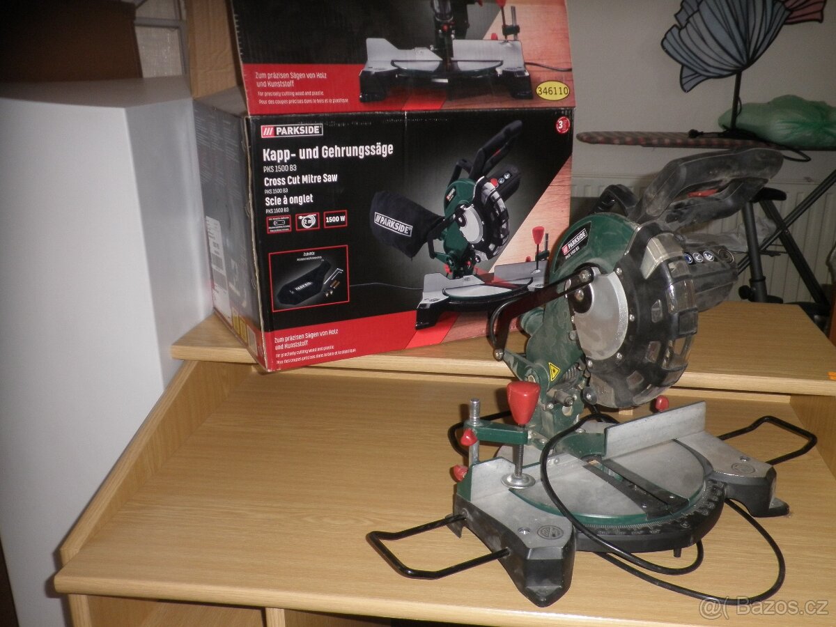 Zkracovací a pokosová pila Parkside