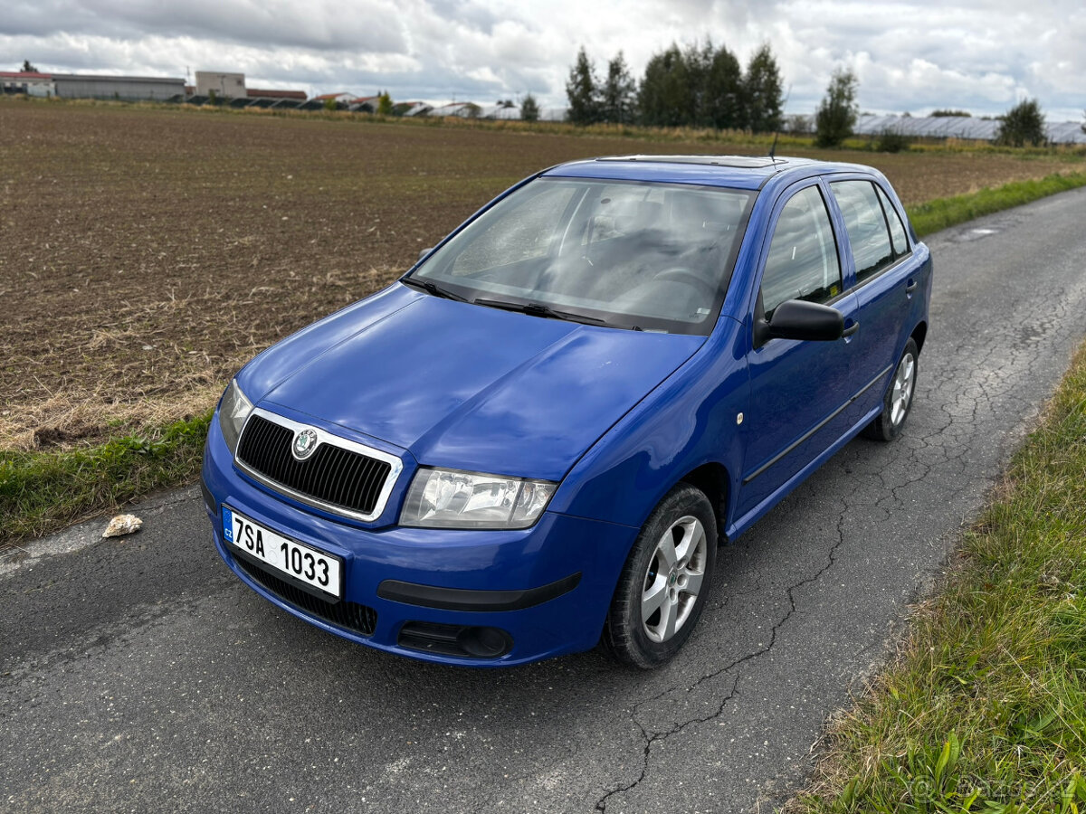 Škoda Fabia 1 1.2i HTP 47kW, RV 2006, po 1.maj., Nová STK