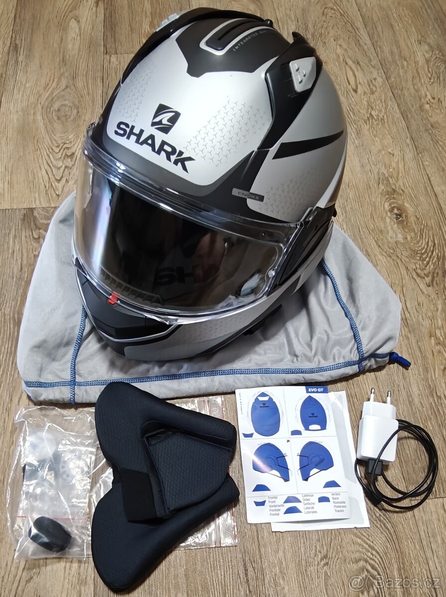 Shark Evo-GT Encke Matt + interkomem + pinlock