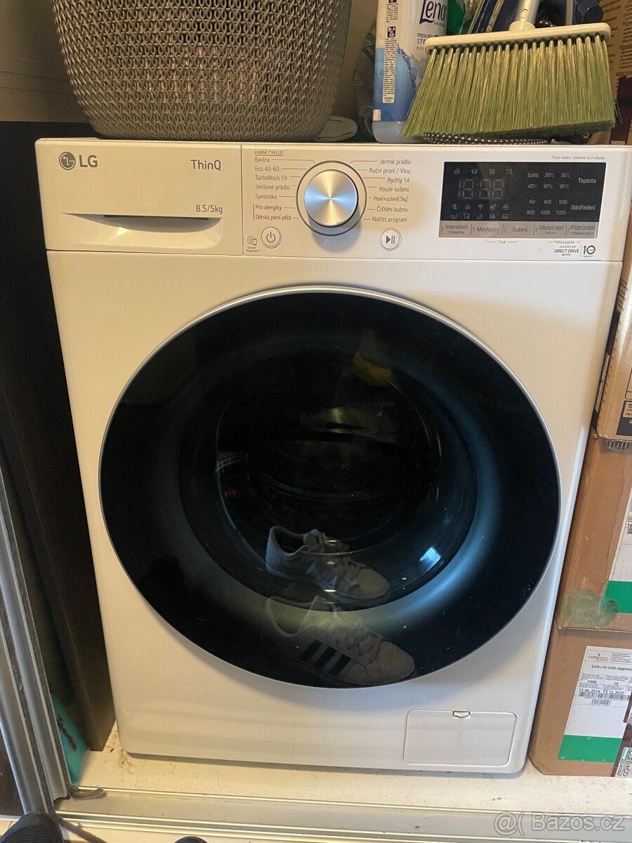 Pračka se sušičkou LG F2DV5S8S1 (10 let záruka na inv.mot.)
