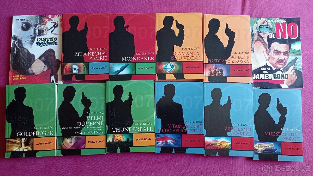 Ian Fleming - komplet James Bond (12 knih)