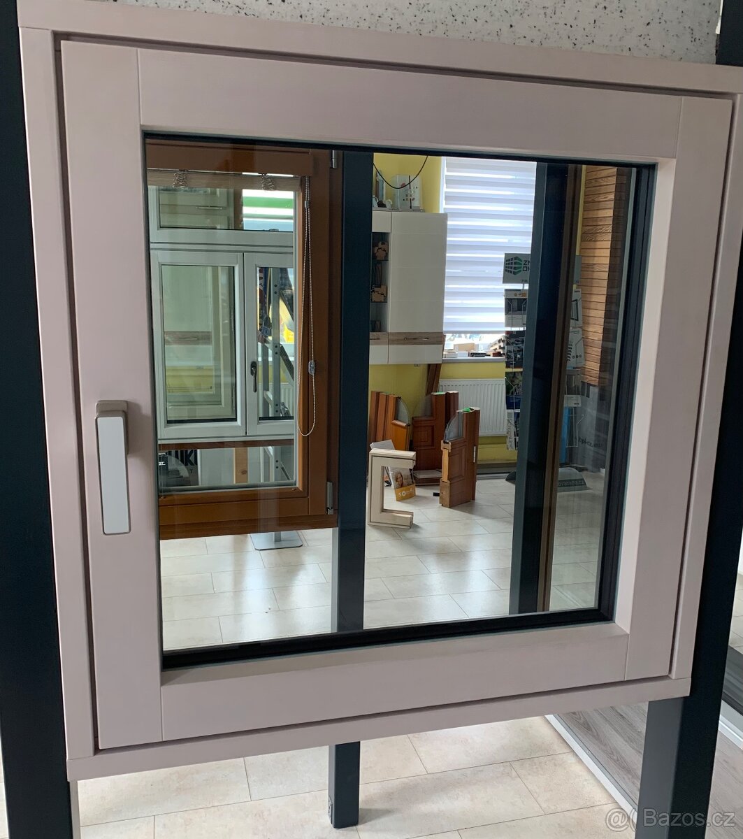 Dřevo hliníkové okno - nabídněte