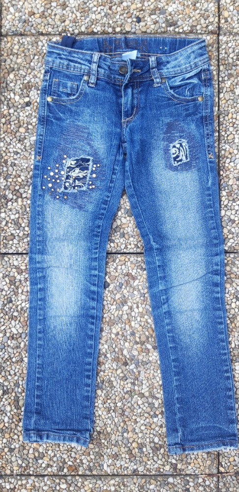 Dívčí džíny, USA vel. 7 slim = cca vel. 122