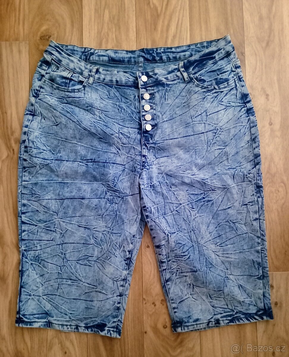 Dámské 3/4 džíny vel. 4XL