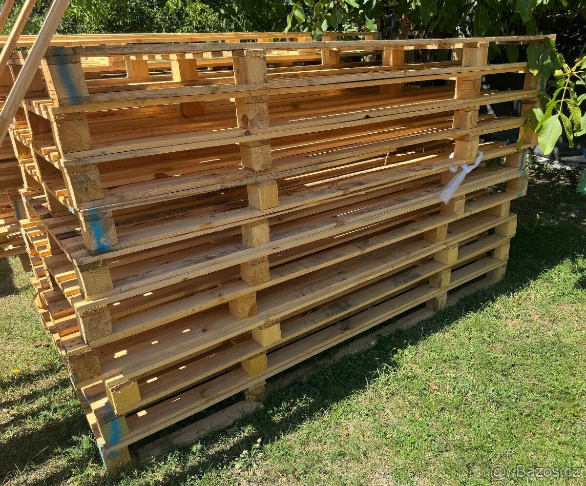 Prodám dřevěné palety 220x100 a 240x100
