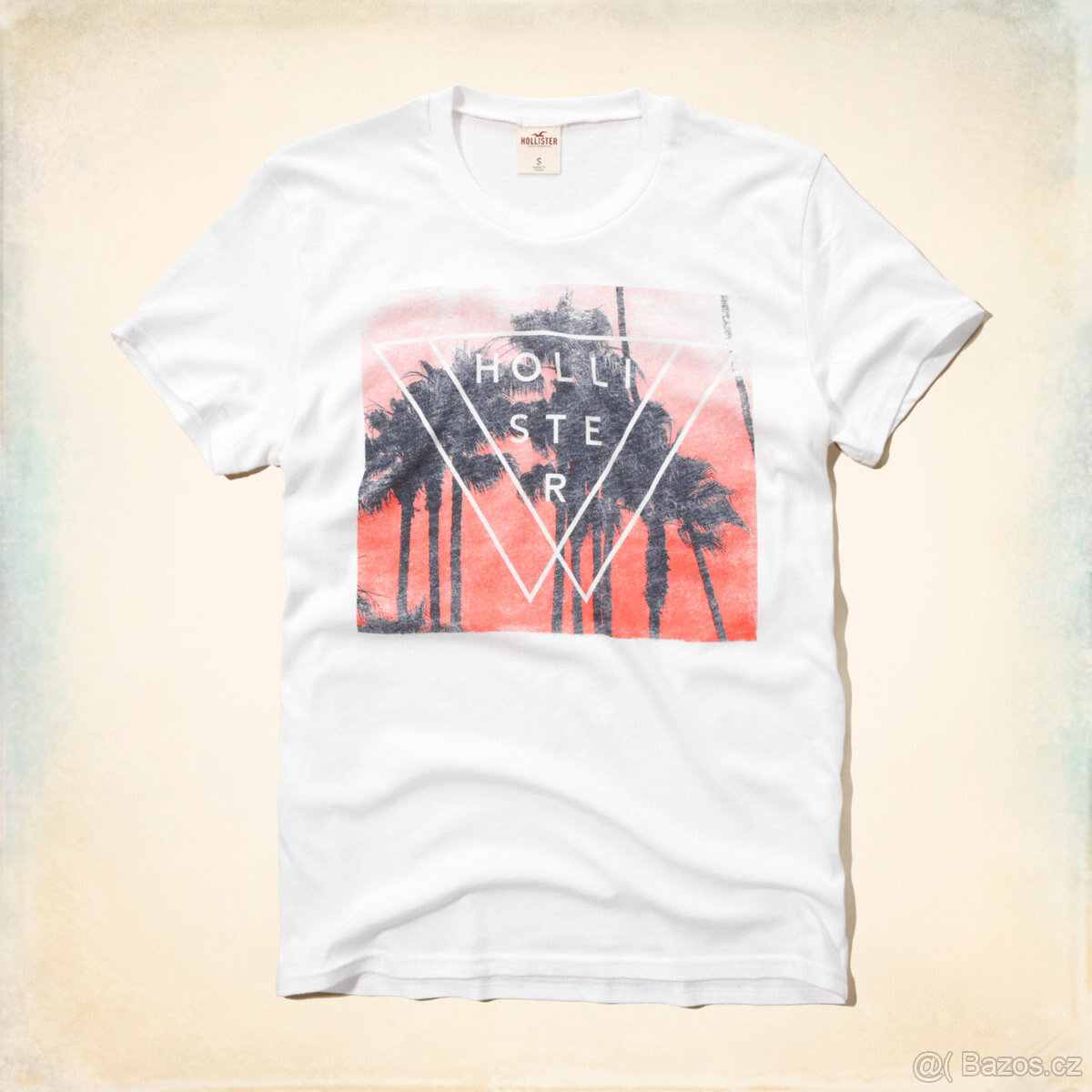 HOLLISTER tričko pánské XXL bílé