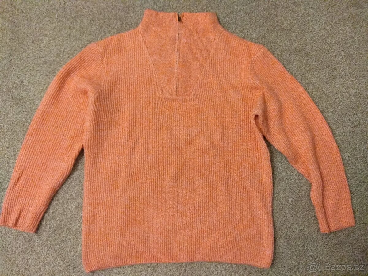 Nový unisex rolák Bonprix - L, lososová barva