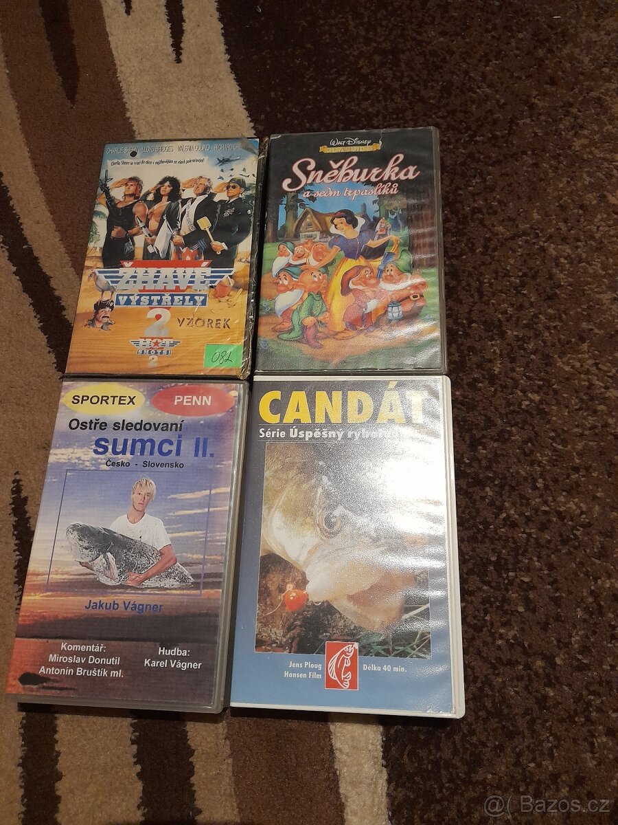 Prodám VHS kazety 8ks