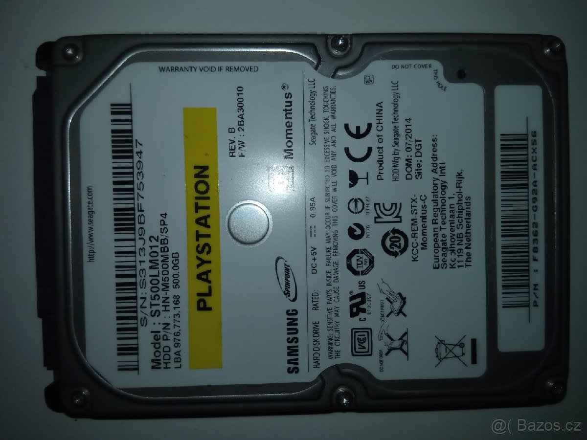 hdd 500gb 2,5" samsung momentus