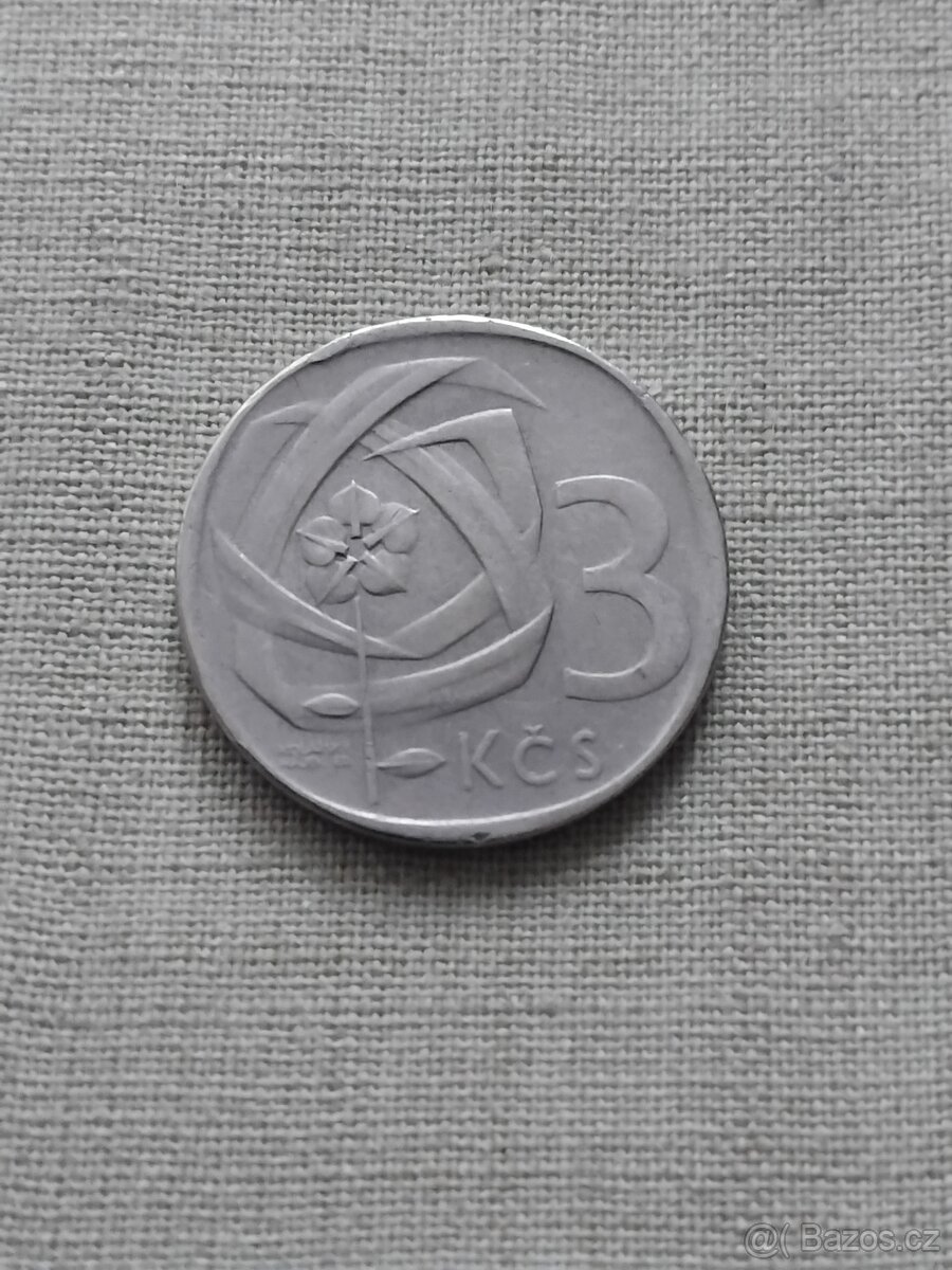 3 koruny 1966 CSSR