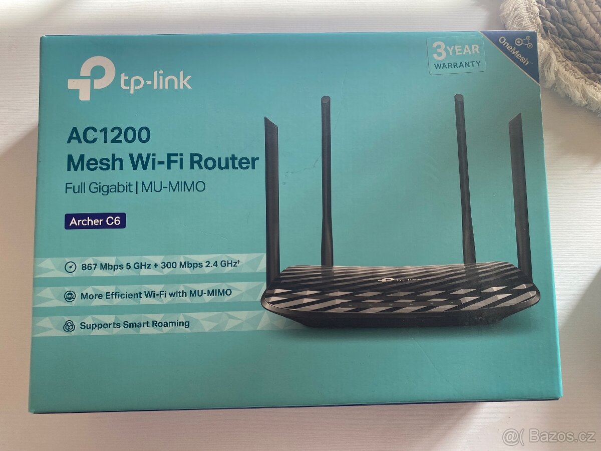 TP Link Router AC1200 Archer C6