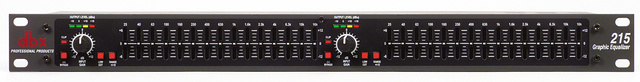 Grafický equalizer DBX 215 black
