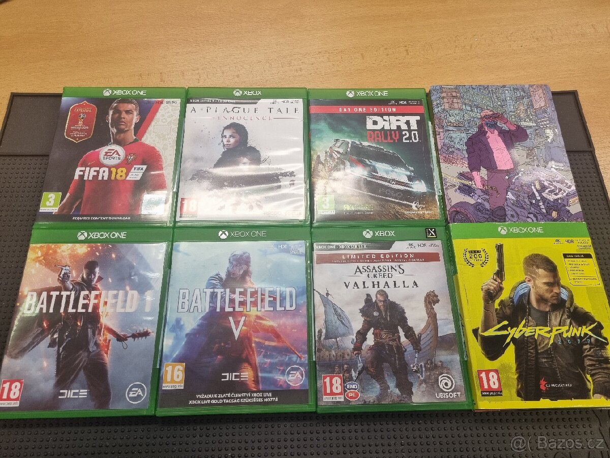 Prodám hry na XBox (různé tituly)