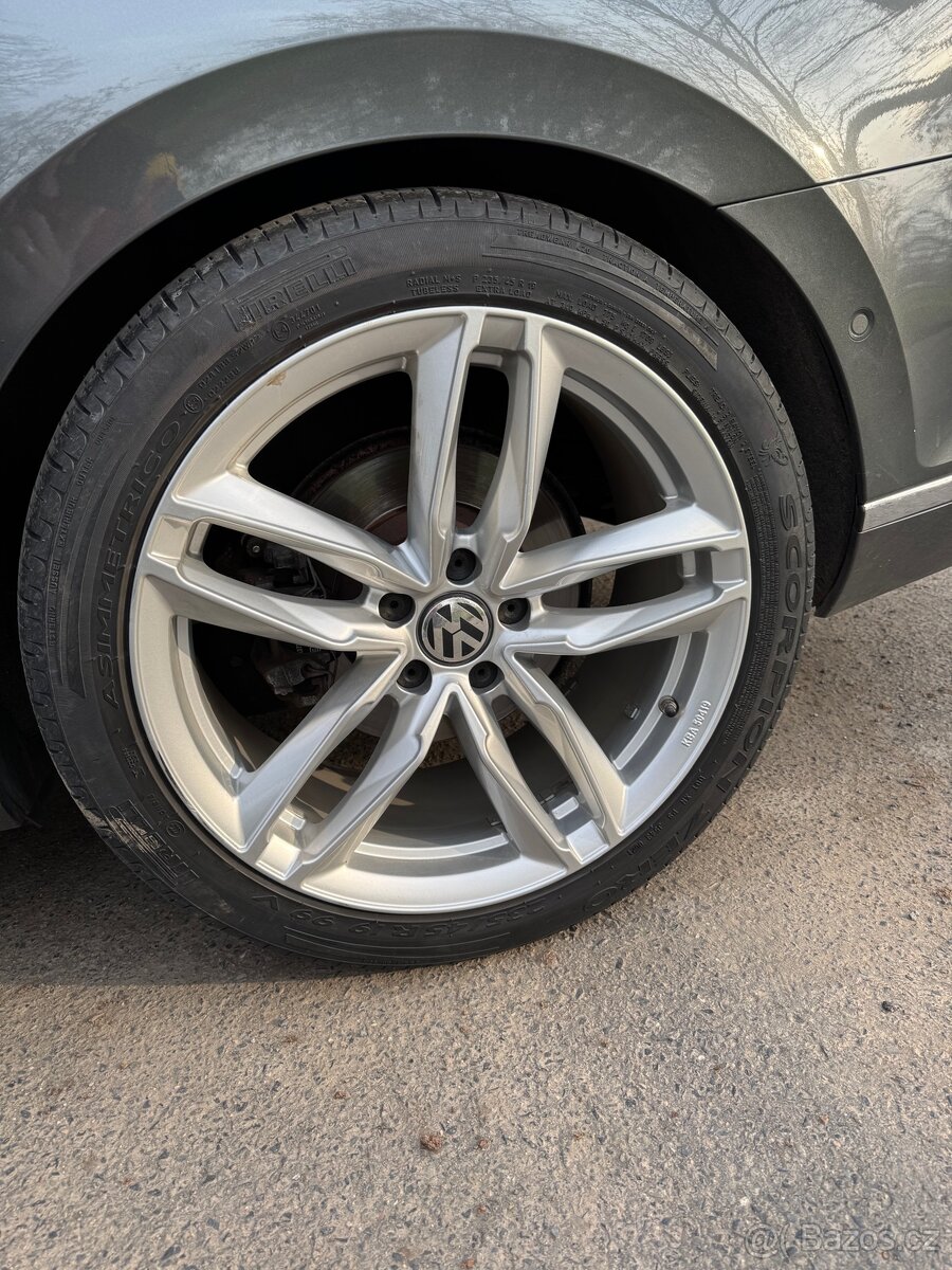 Alu kola 5/112 R19. letní pneu 235/45/r19
