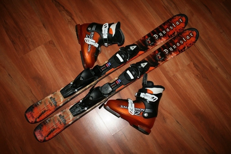 lyže detské Dynastar 100 cm , lyžiarky