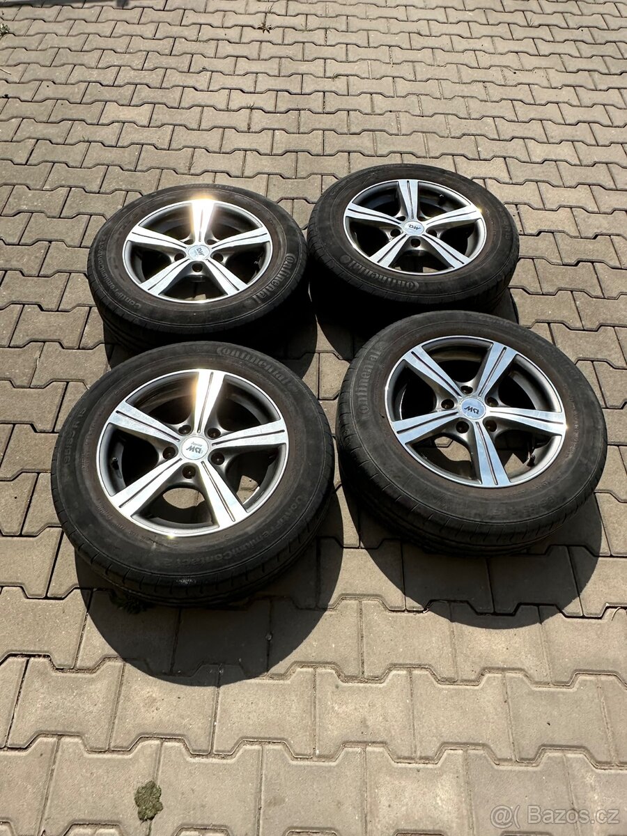 Sada ALU kol 6,5Jx15 ET 38 195/65/15 91 H
