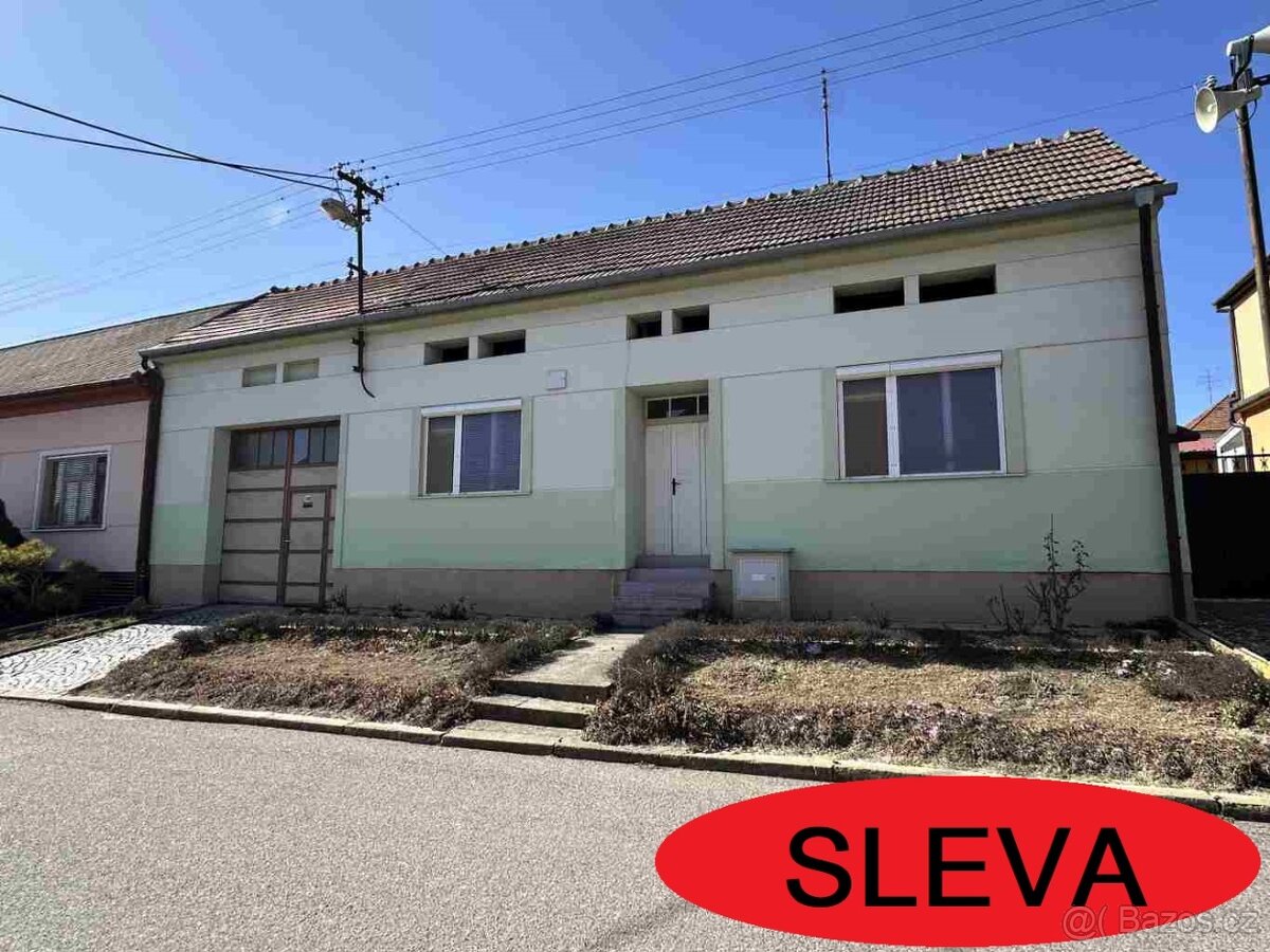 Čejkovice - Venkovský dům k rekreaci i k bydlení - 216m2