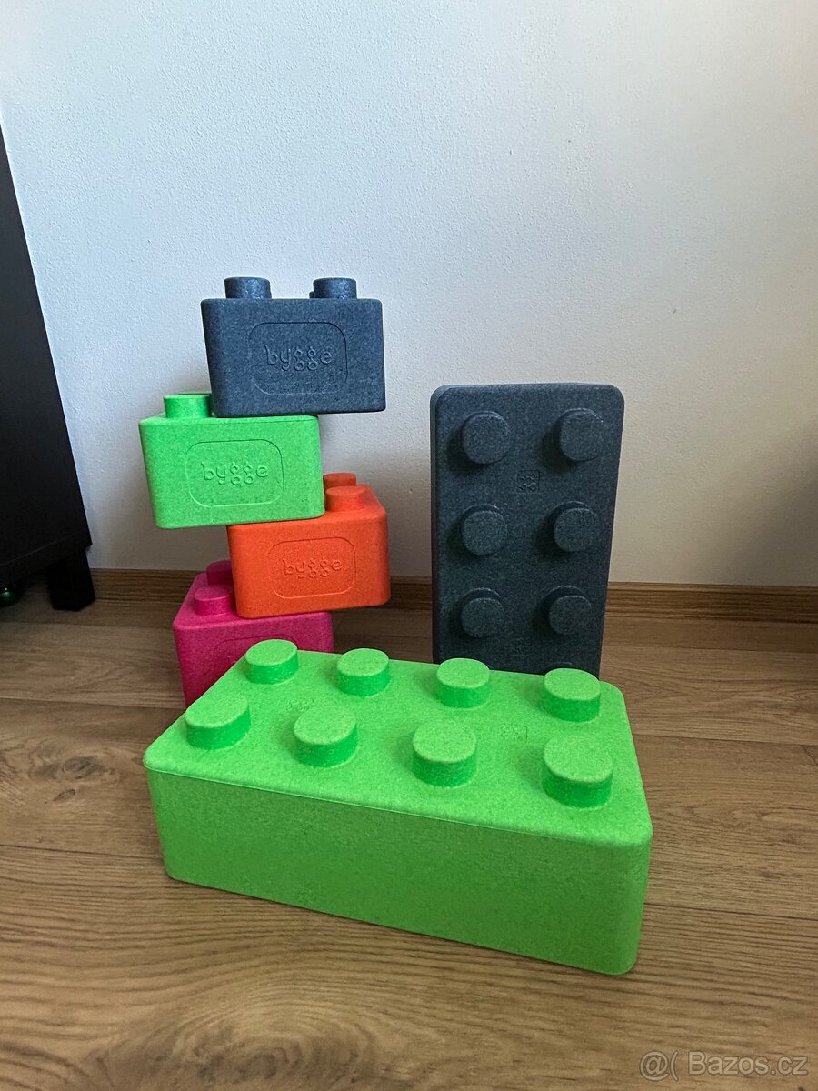 Sada kostek Bygge Blokke 6ks