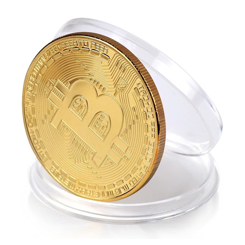 BTC - Bit.coin mince - krypto - sběratelský výstavní suvenýr