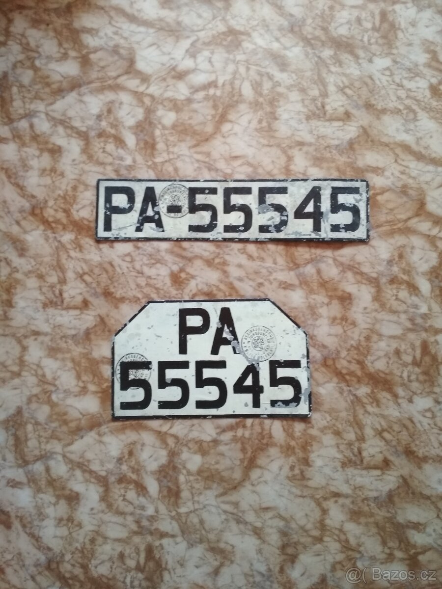 registrační značka