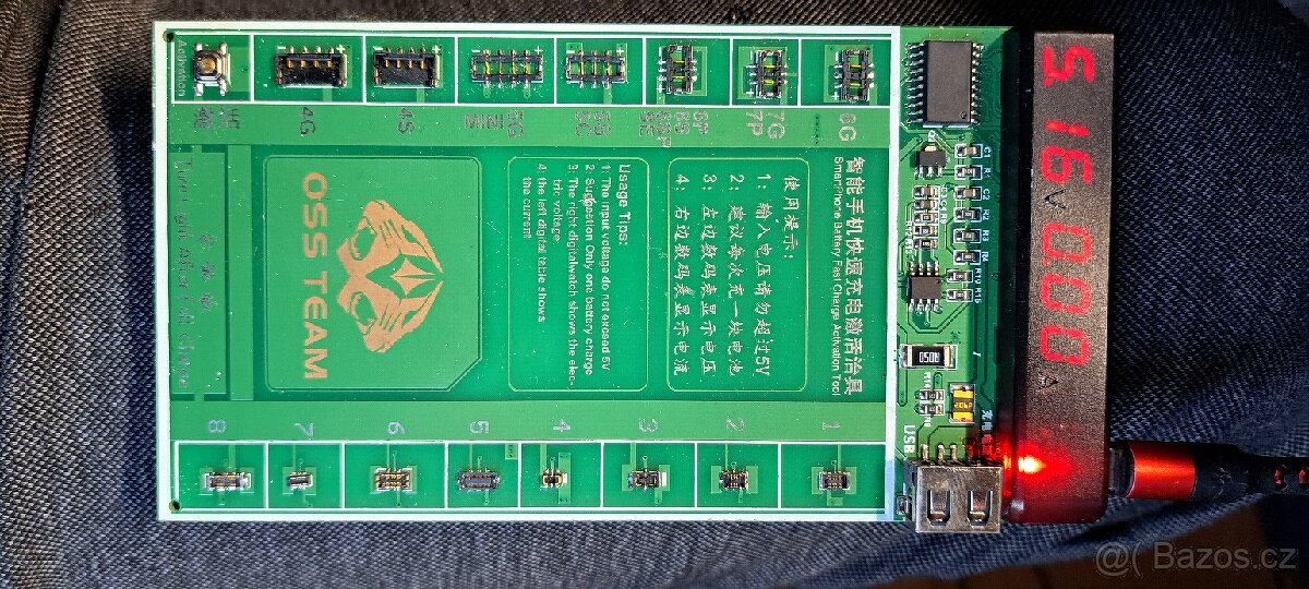 Batery aktivator, lion, nabijeni, oprava