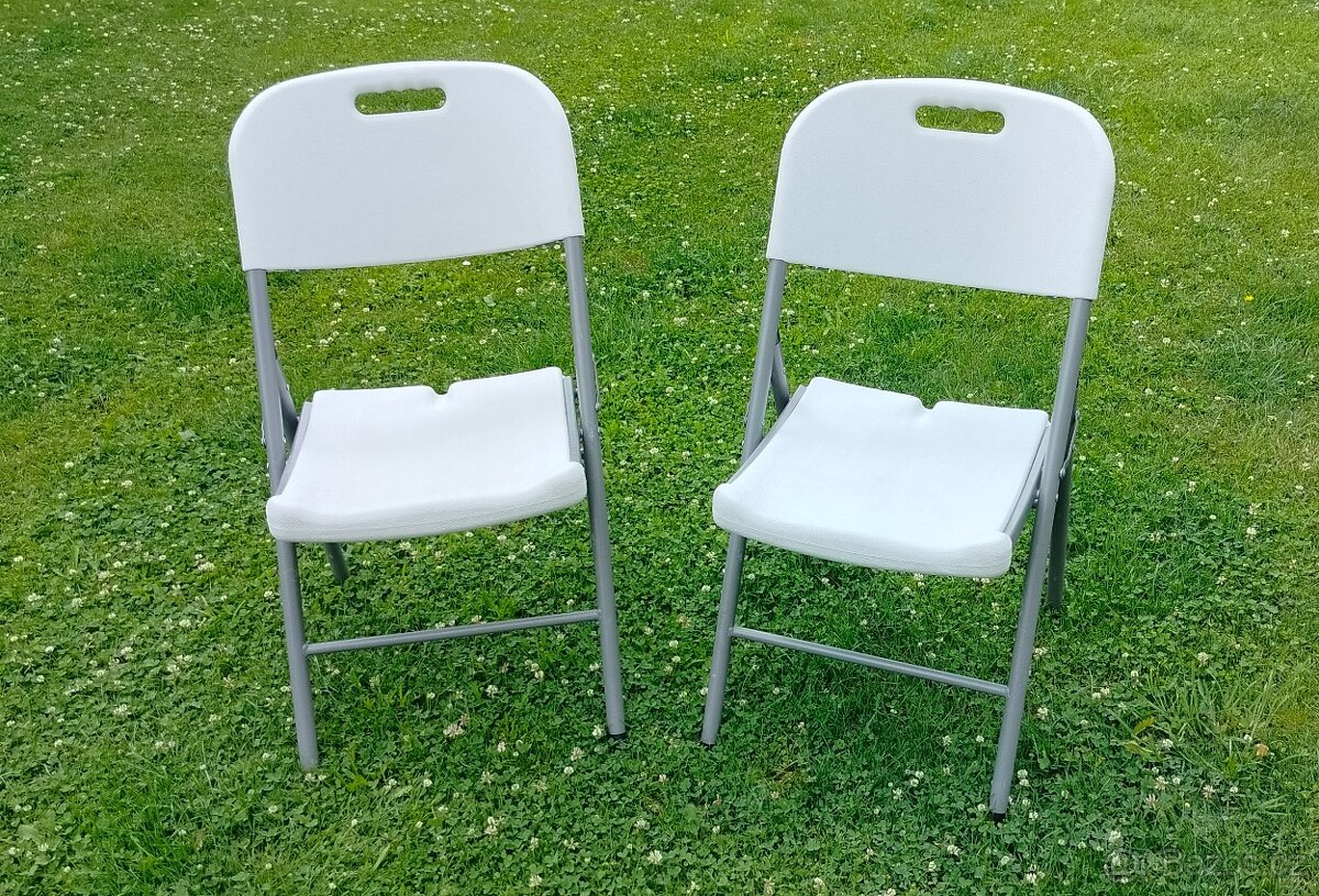 2x skládací zahradní židle/křesílko OBLO