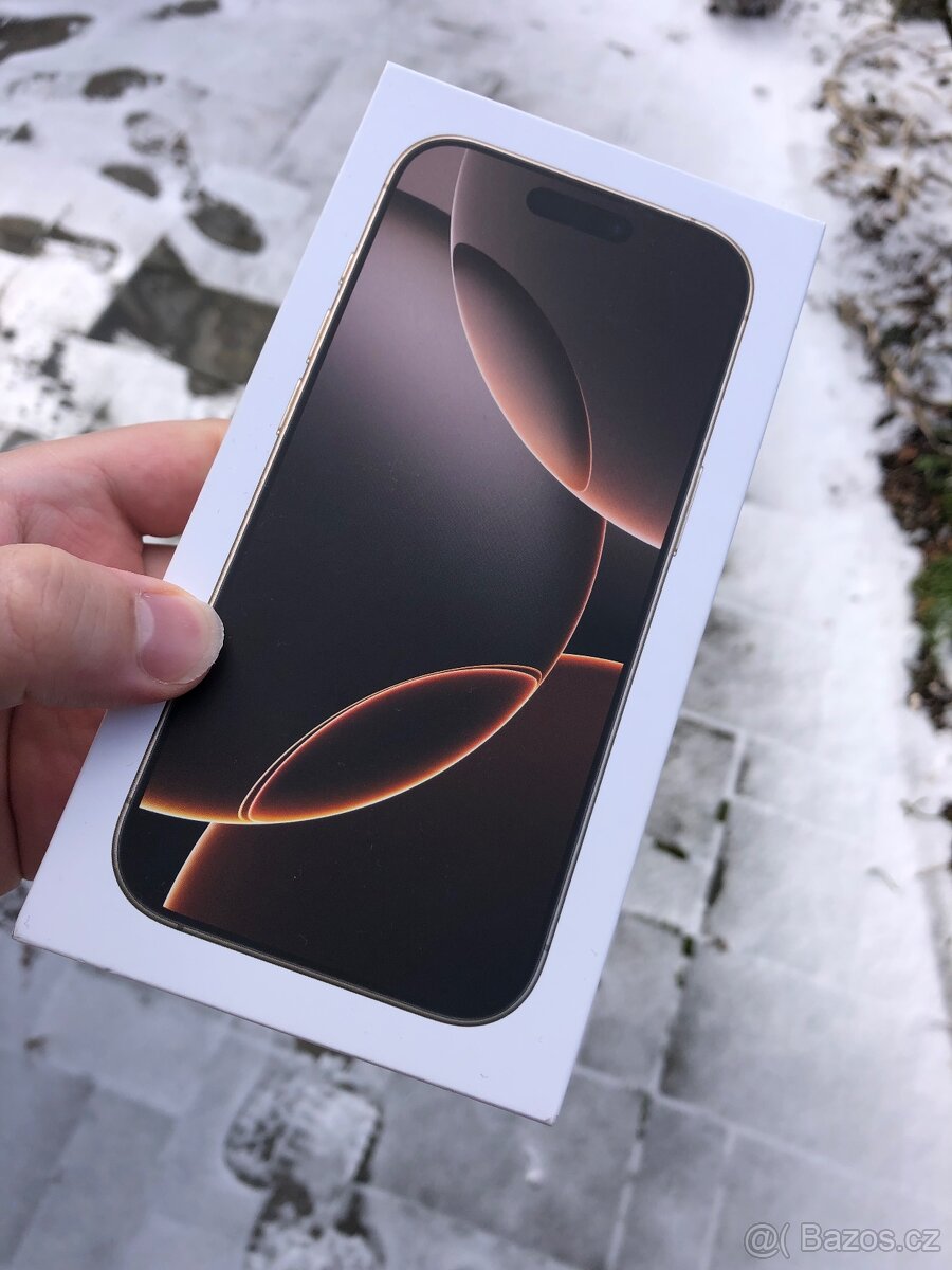 iPhone 16 PRO 128Gb uplne nový, Desert Titanium