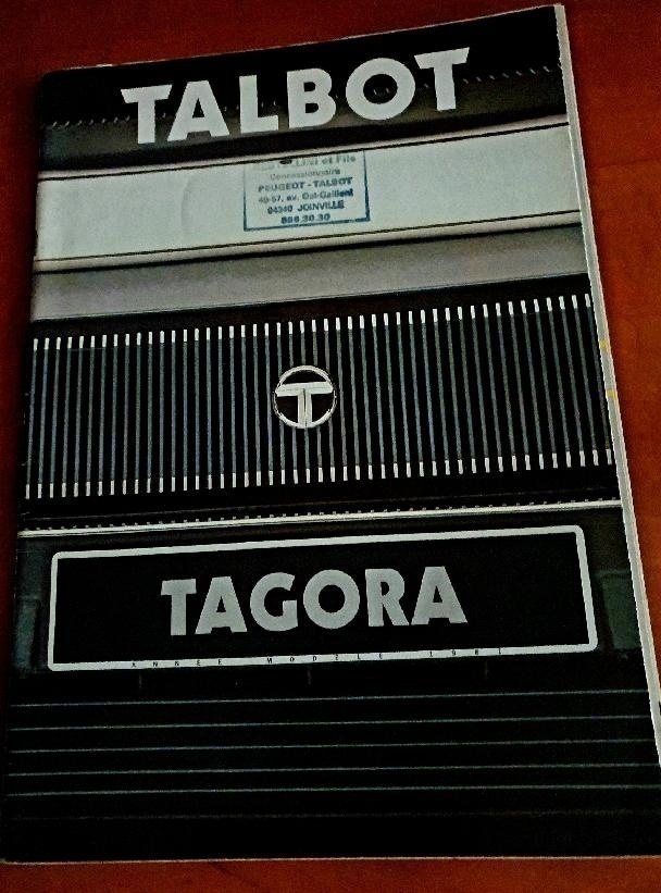 Talbot Tagora 1981 - Prospekt
