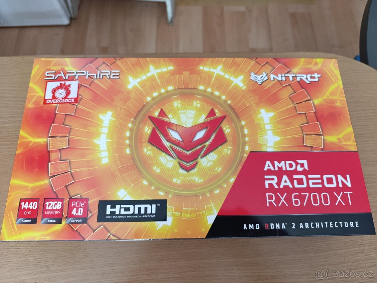 Sapphire nitro 6700 xt Top edice