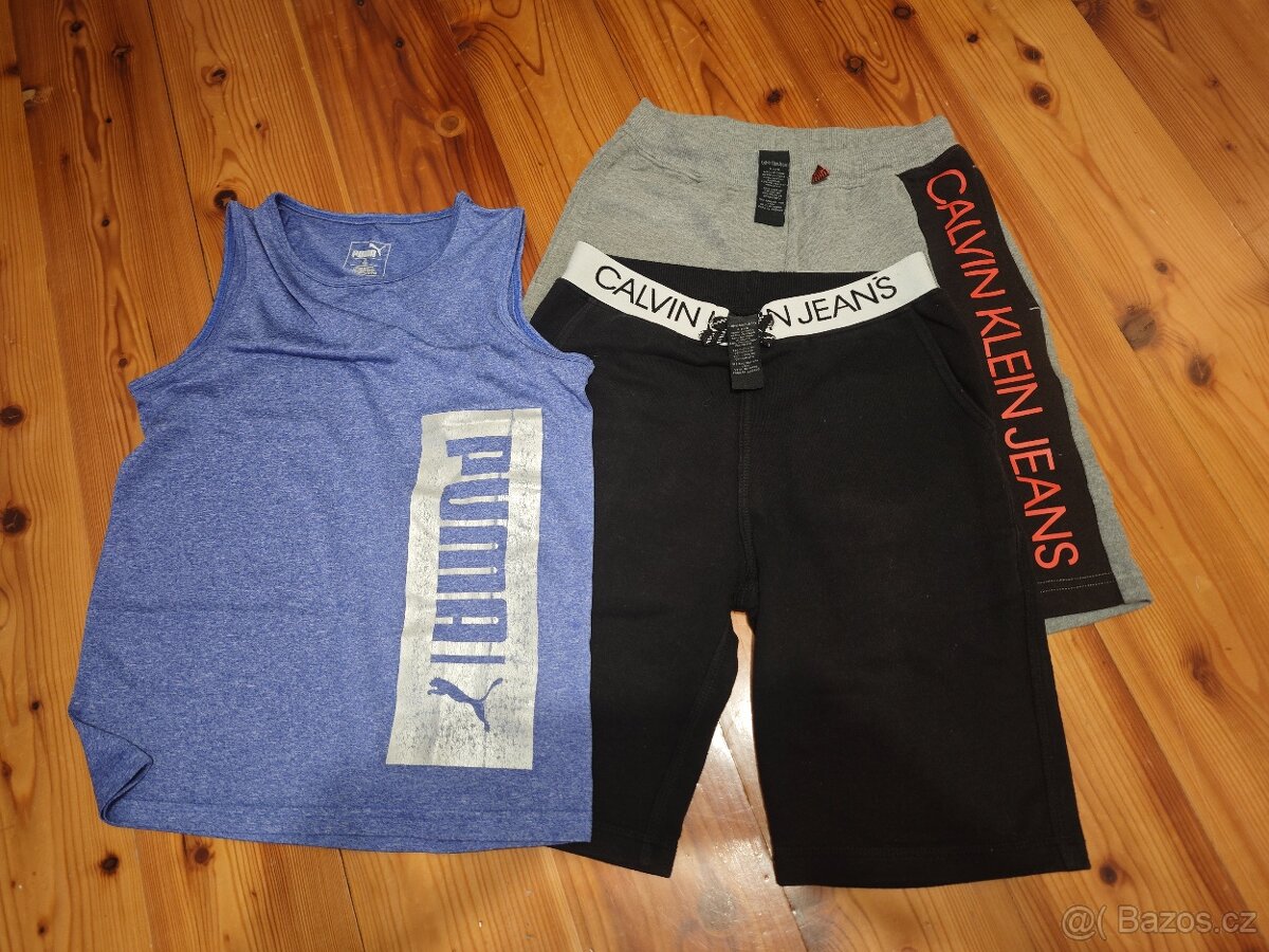 Calvin Klein kraťasy + triko Puma