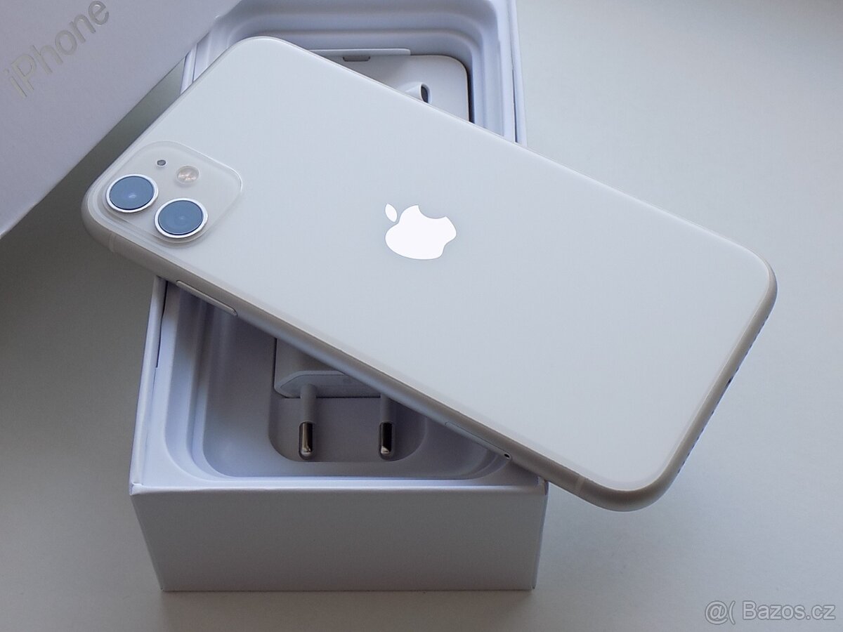 APPLE iPhone 11 64GB White - ZÁRUKA 12 MĚSÍCŮ - TOP STAV