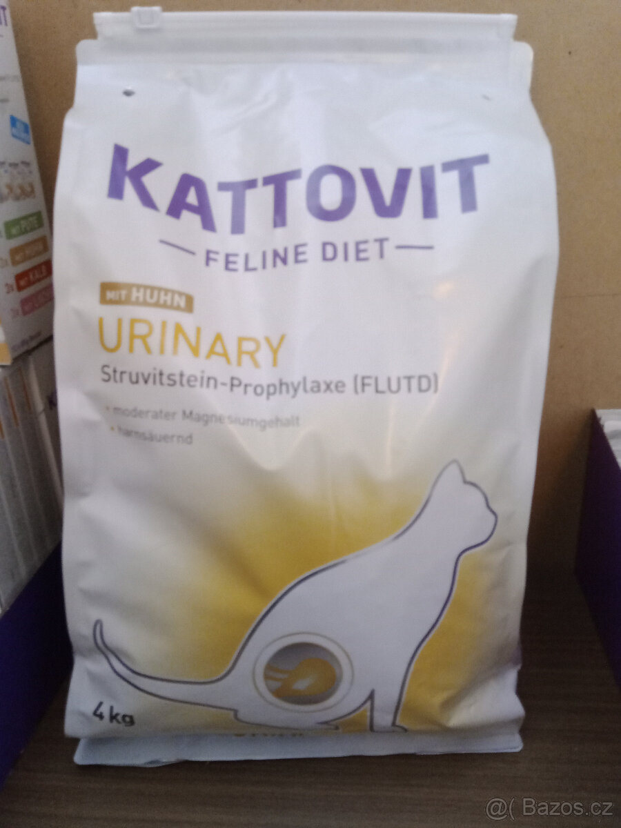 Kočičí krmivo Kattovit Urinary + Renal prodám
