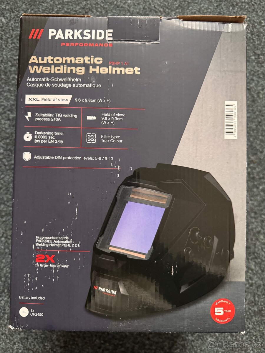 Automatická svařovací helma Parkside Performance XXL PSHP A1
