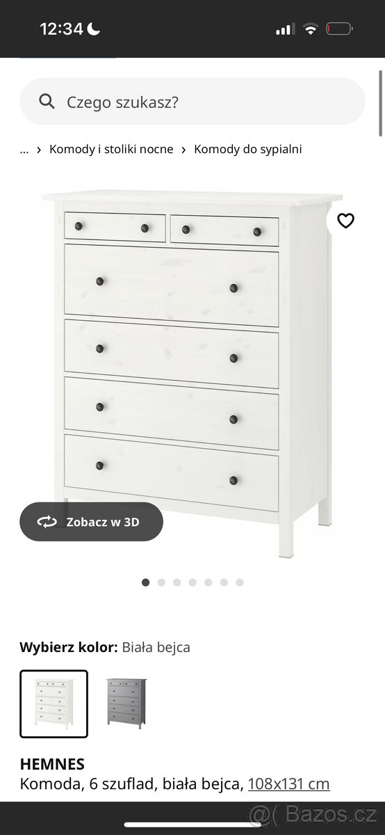 Komoda hemnes bila ikea