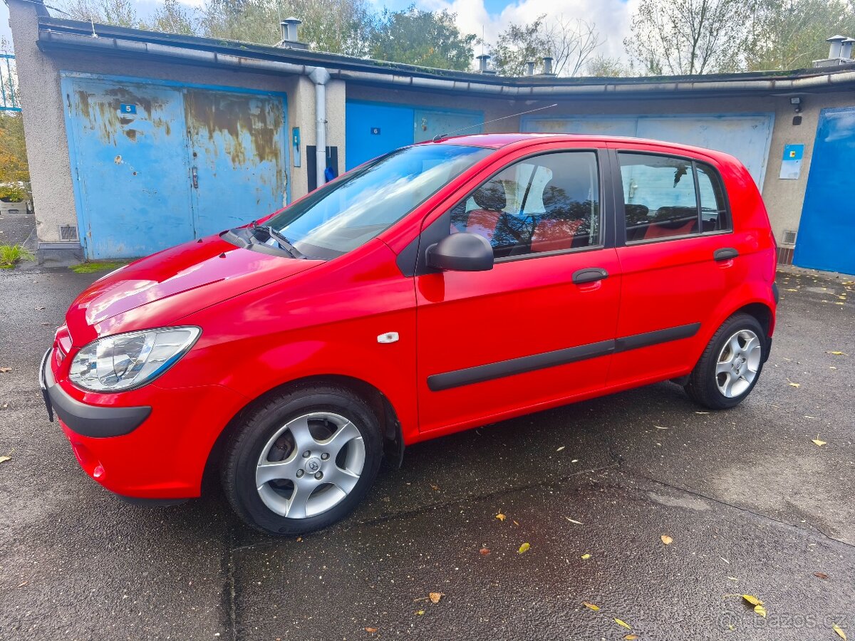 Getz 1.1,49kW,ČR,pouze 69 TKM,ZTP-P,ruční ovládání,handicap