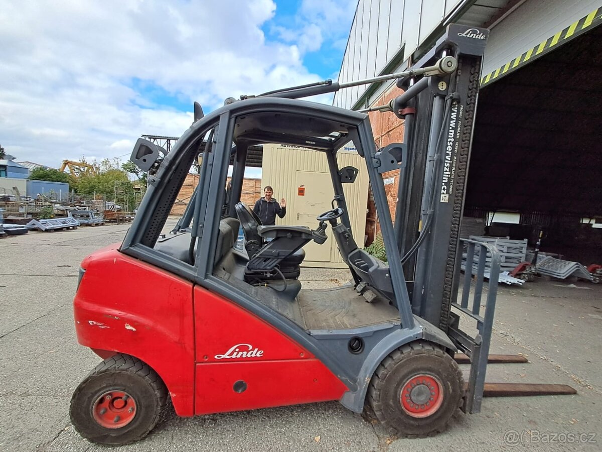 Vysokozdvižný vozík Linde H30D-01 – diesel, 3t, plně funkční